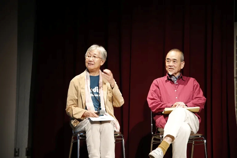トークセッションに参加した中村玲子さん（左）と武者孝幸さん（右）。（写真：水辺に遊ぶ会）